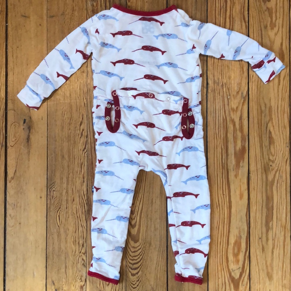 KICKEE PANTS Narwhals One Piece